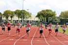 Mens under-17s 100 metres, 2019 North Eastern Track and Field Champs., Middlesbrough. Photo:  David T. Hewitson/Sports for All Pics